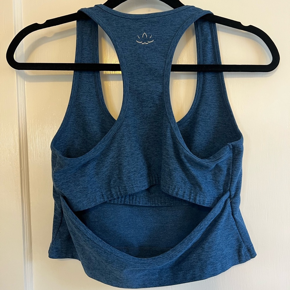 Beyond Yoga x Peloton Women's Blue Sports Bra and Leggings Set - Picture 4 of 5